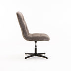 Trusha Fabric Chair With Swivel - Grey