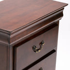 Tshimo 2 Drawer Pedestal - Dark