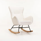 Vasanti Fleece Rocking Chair - Cream