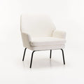 Vishaya Boucle Fabric Chair - Cream