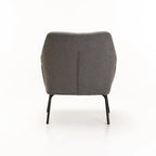 Vishaya Boucle Fabric Chair - Grey