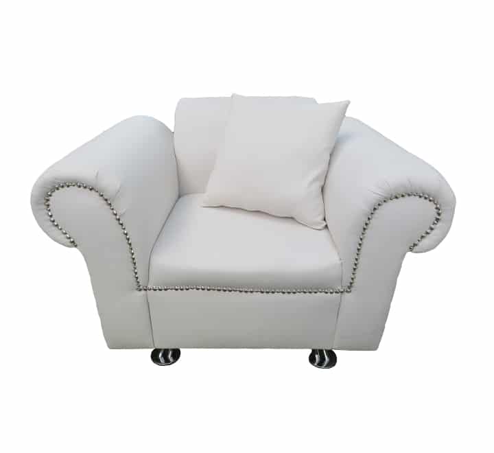 1 seater wedding couch nepal white