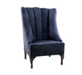 Velvet Wingback Chair