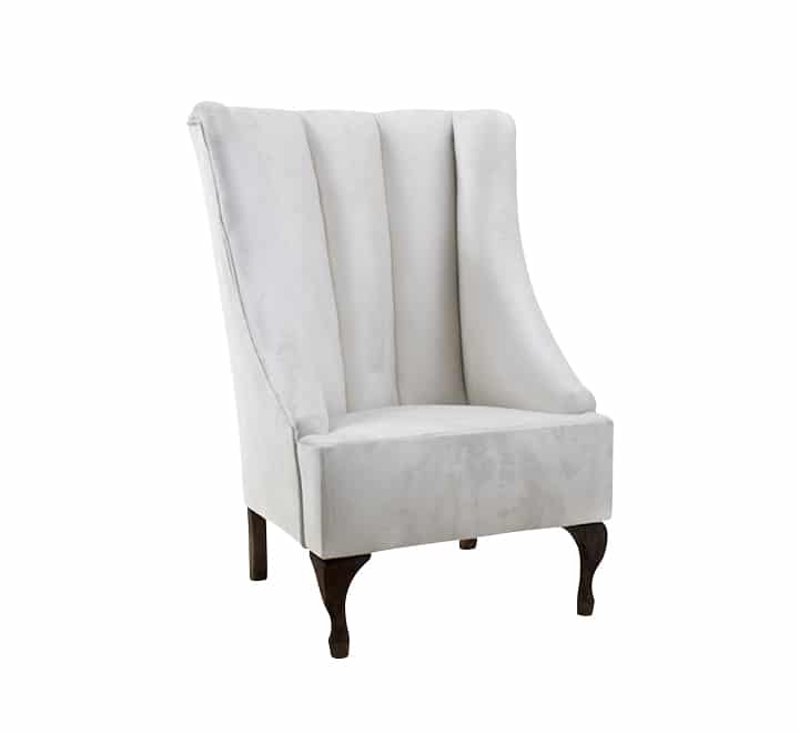Velvet Wingback Chair