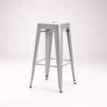 Wageng Barstool -Silver