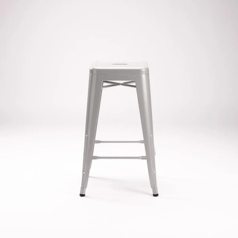 Wageng Kitchen Stool - Silver