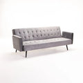 Wina Velvet Sleeper Couch - Grey