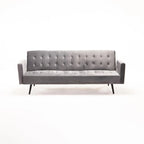 Wina Velvet Sleeper Couch - Grey