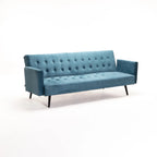 Wina Velvet Sleeper Couch - Teal