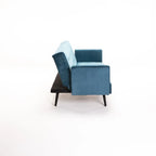 Wina Velvet Sleeper Couch - Teal