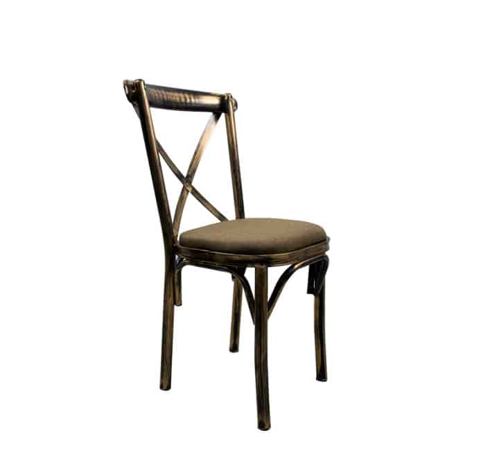 Crossback Metal Chair