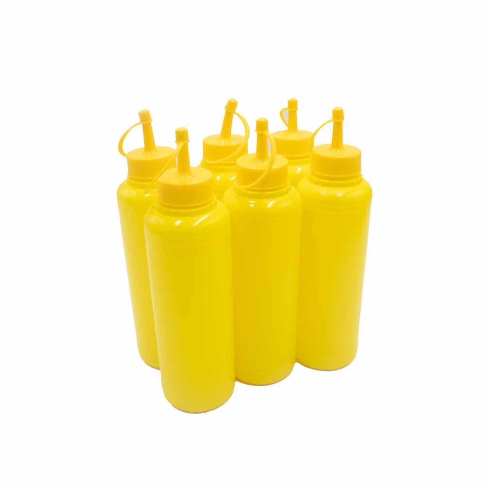 Plastic Sauce Bottle 6pk 500ml