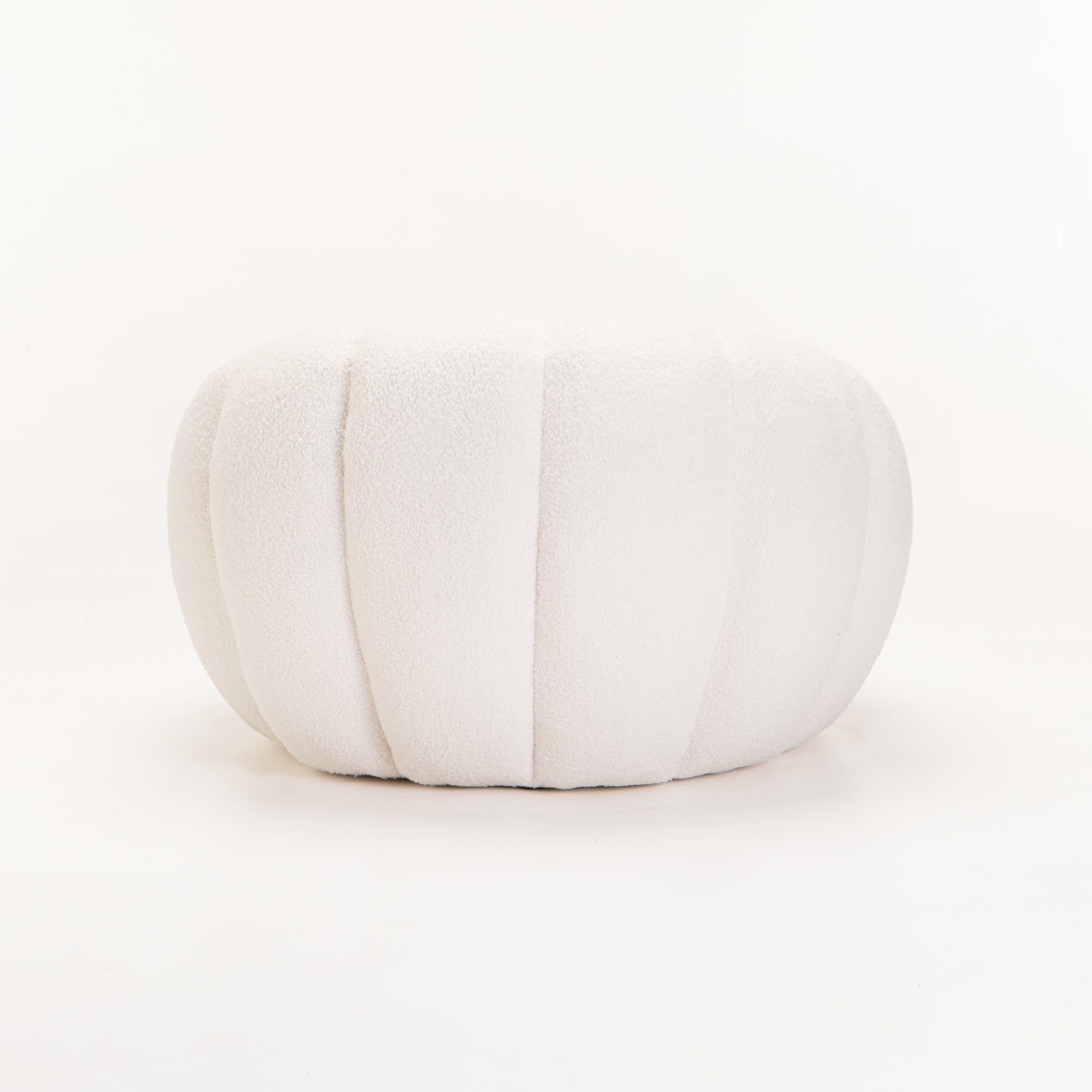 Zansi Fleece Fabric Chair - Cream