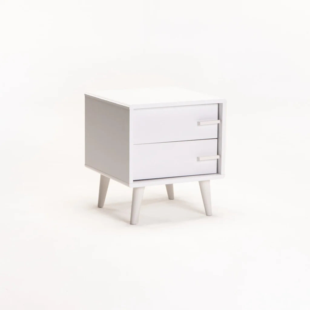 Batti 2 Drawer Pedestal  - White