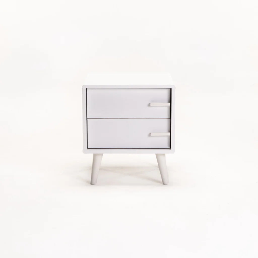 Batti 2 Drawer Pedestal  - White
