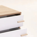 Batti 2 Drawer Pedestal - Oak