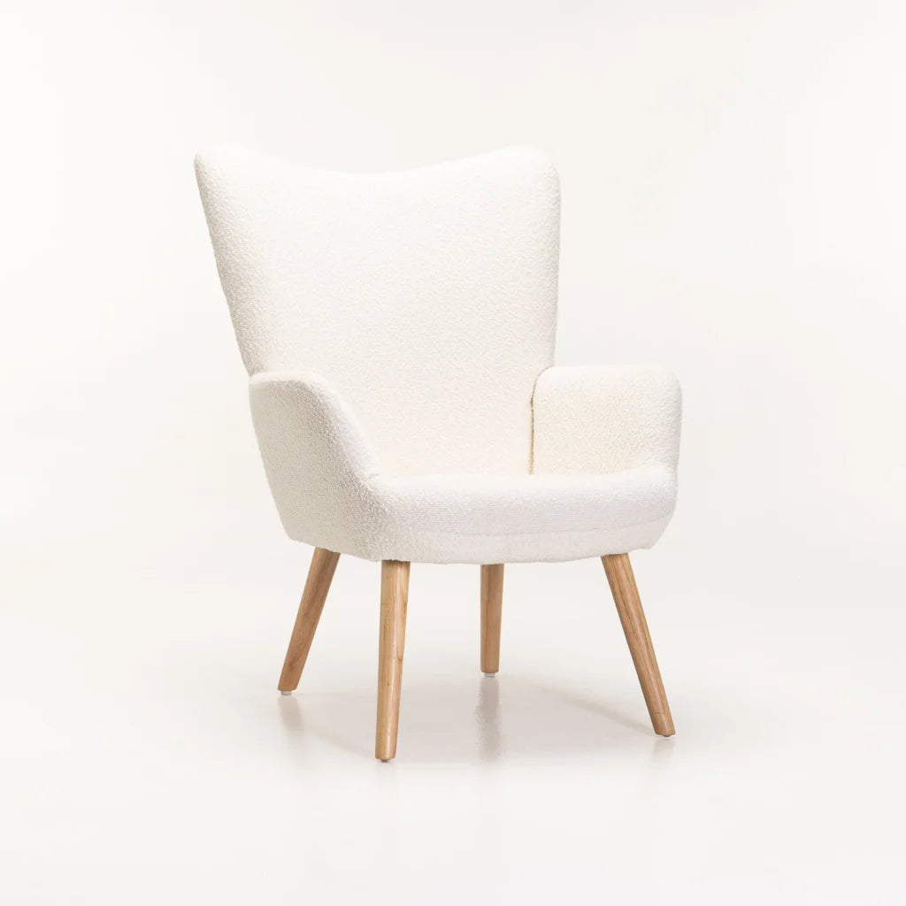 Zue Boucle Fabric Chair