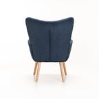 Zue Fabric Chair - Blue