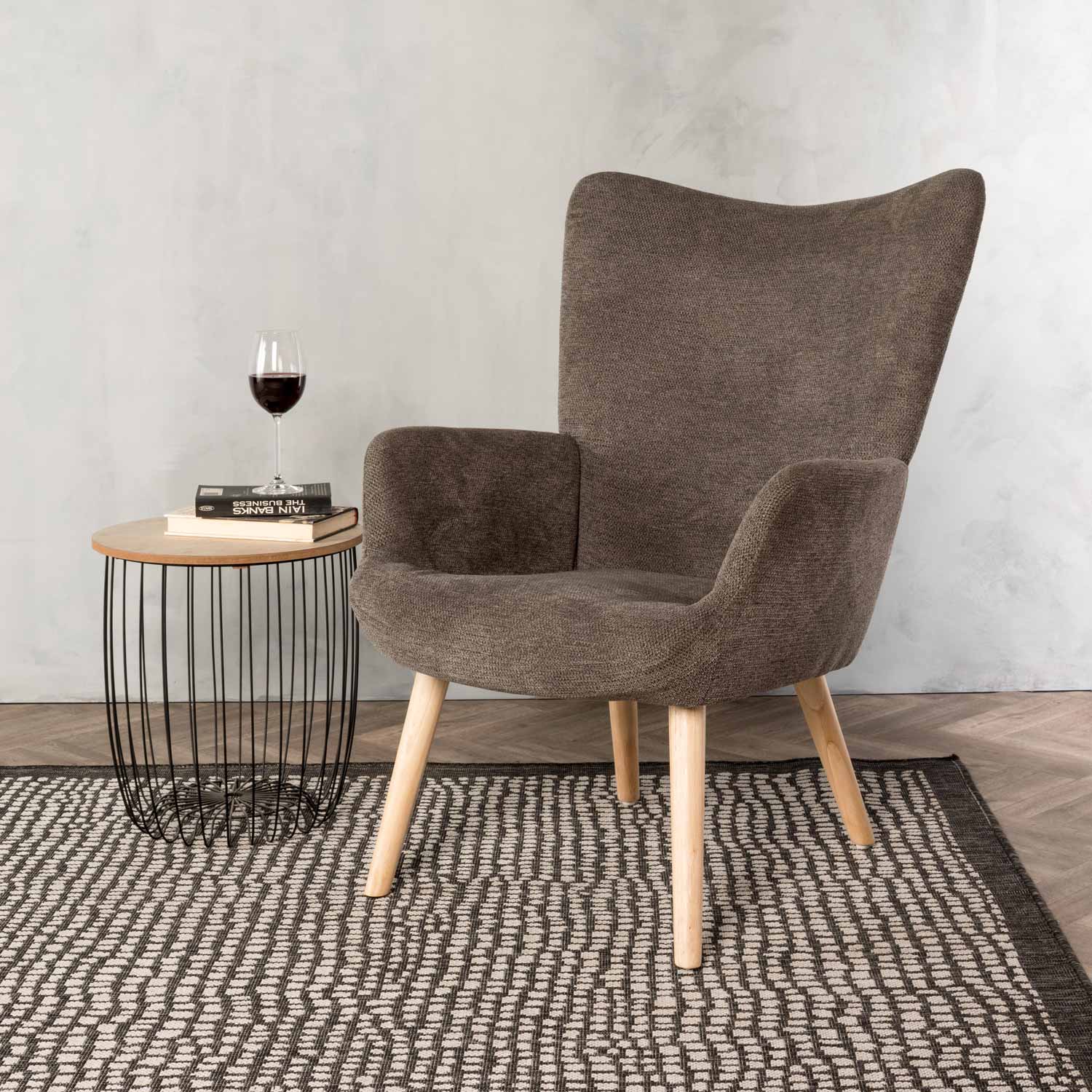 Zue Fabric Chair - Grey