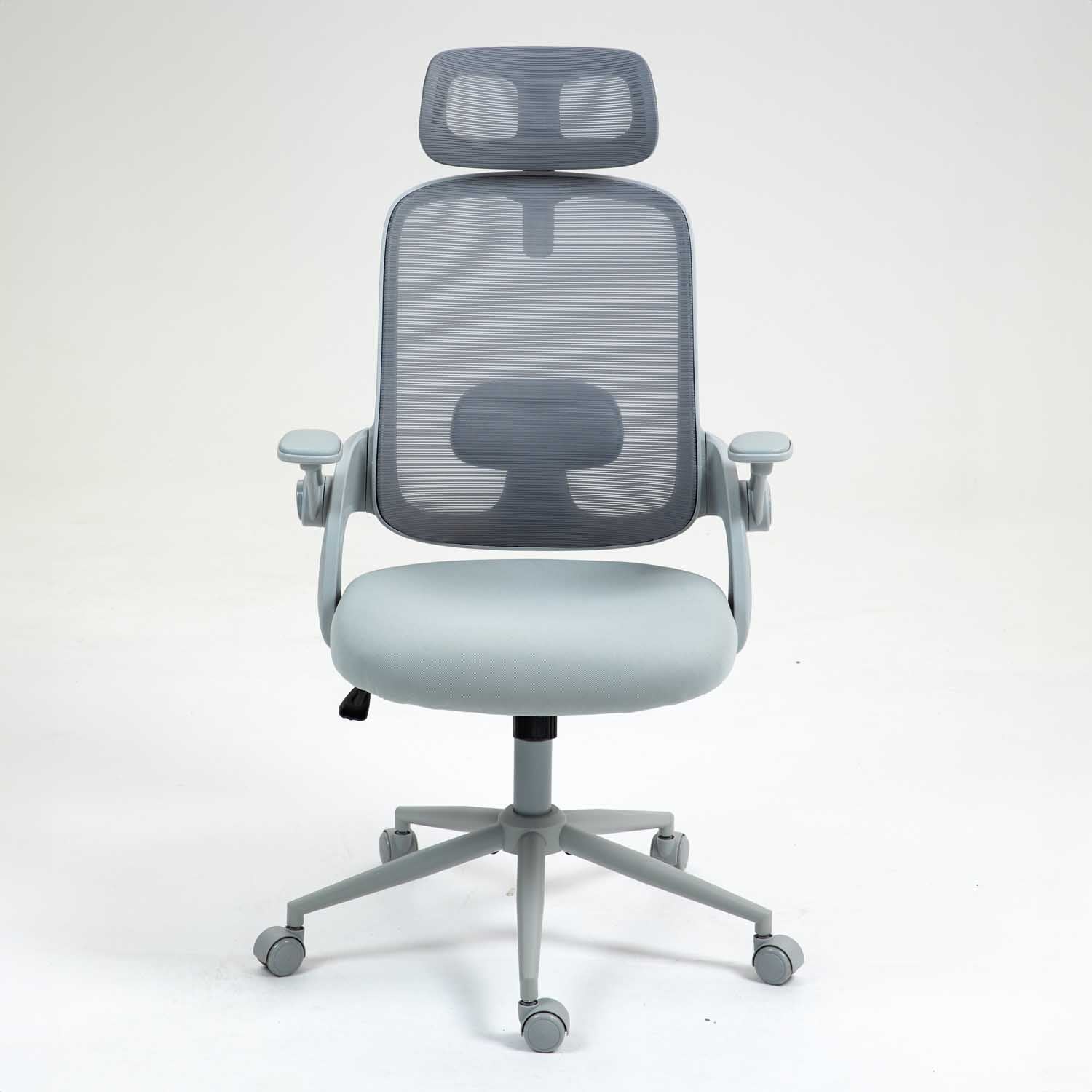 Lint Ergonomic Office Chair with Headrest AH612 - Grey