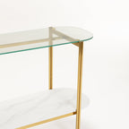 Draykie 120cm Console - White Marble