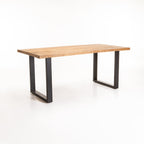 Funi Solid Wood Dining Table - 6 Seater