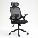 Lint Ergonomic Office Chair with Headrest AH612 - Black