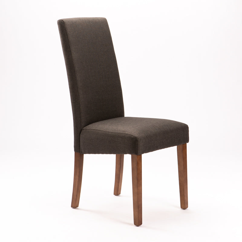 Pappa Deluxe Fabric Dining Chair - Charcoal