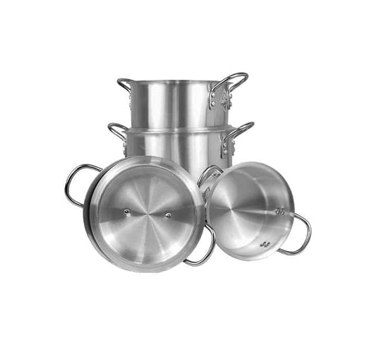 10pc Silver Pot Set