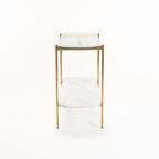 Draykie 120cm Console - White Marble