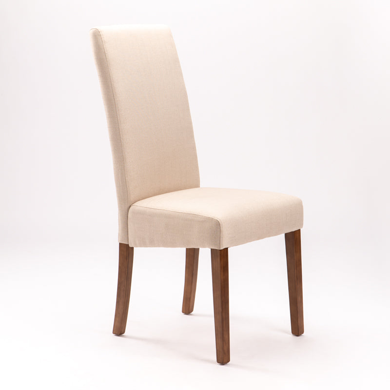 Pappa Deluxe Fabric Dining Chair - Cream