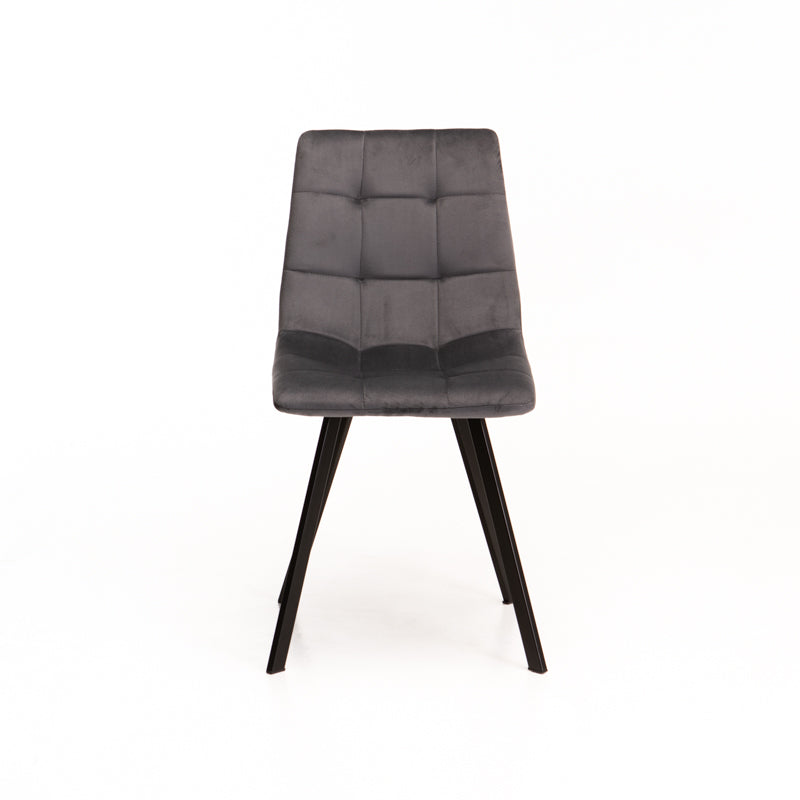 Brag velvet Dining Chair -Grey