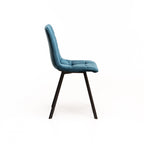 Brag velvet Dining Chair - Blue