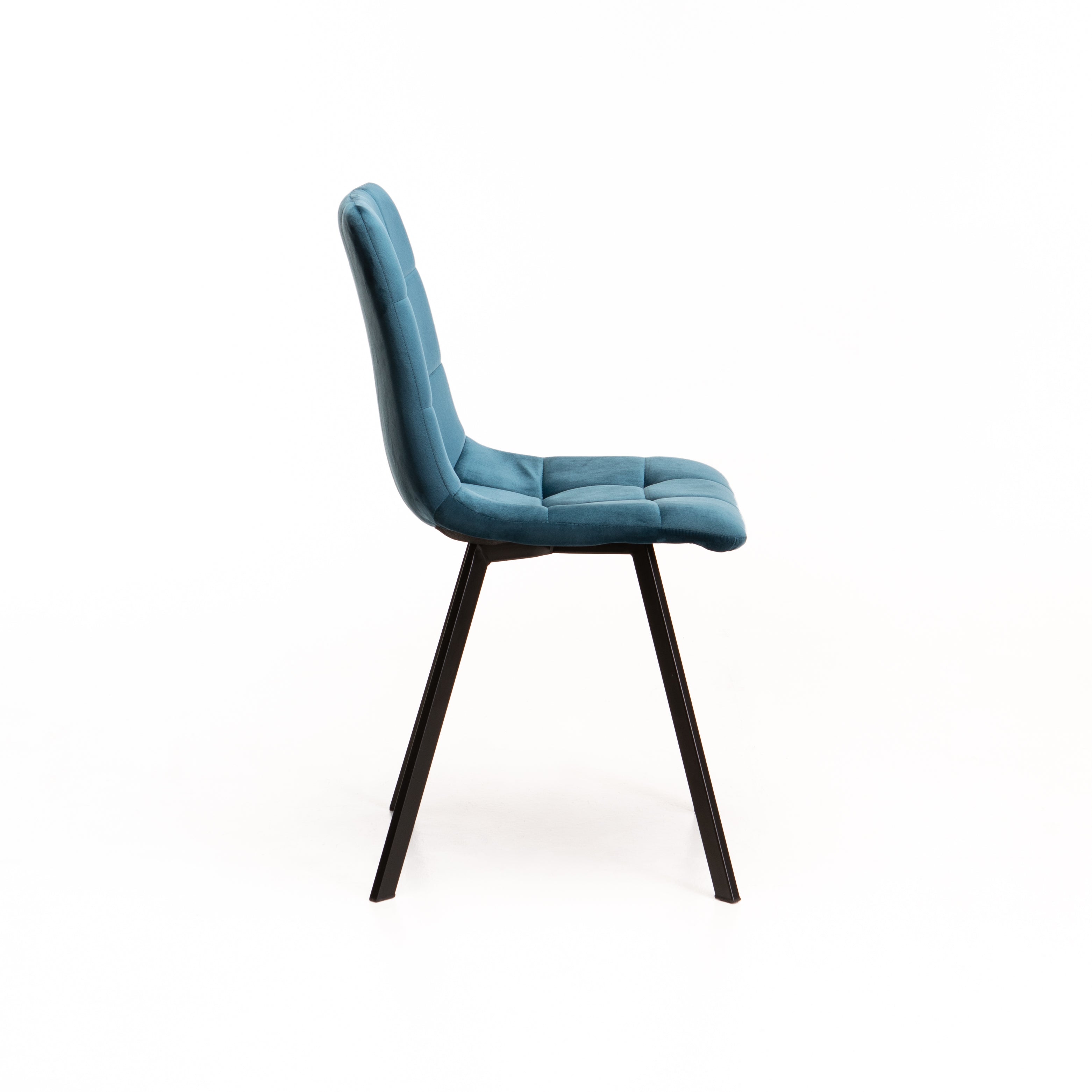 Brag velvet Dining Chair - Blue