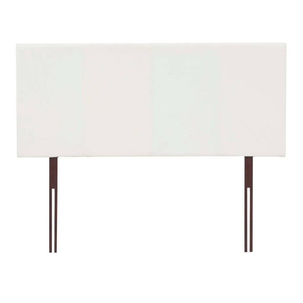 Pacey Leather Headboard - White - Double