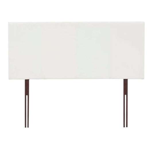 Pacey Leather Headboard - White - Double