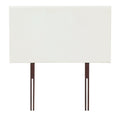 Pacey Leather Headboard - White - Three Quarter