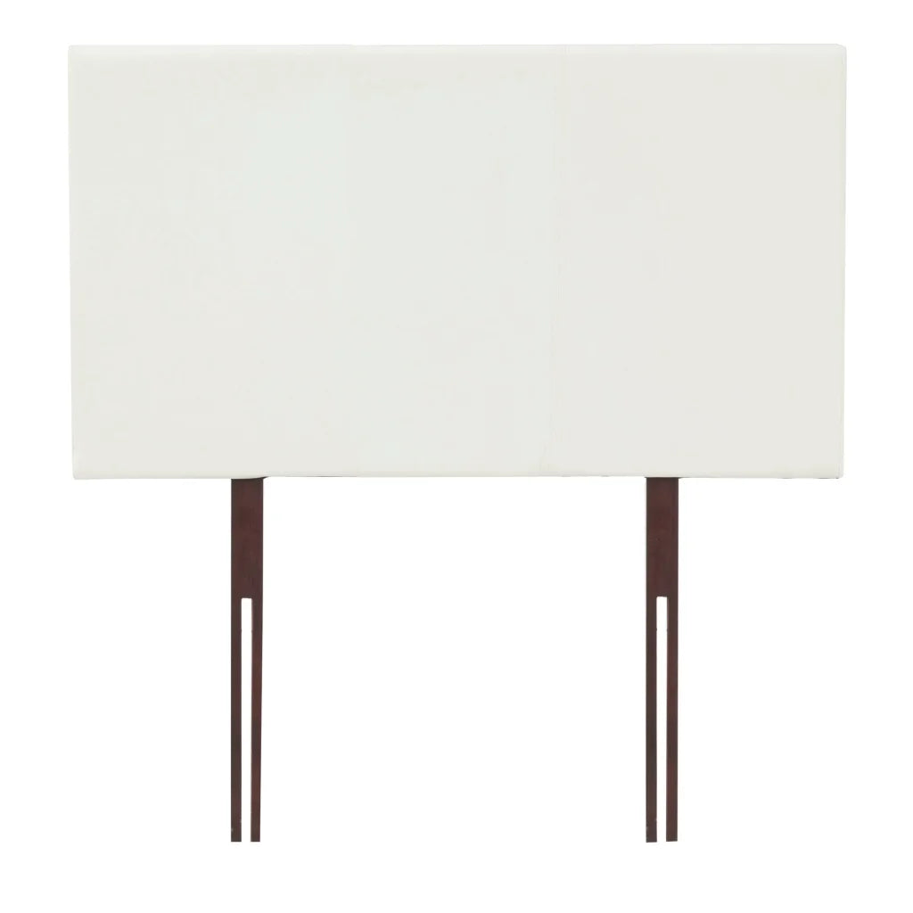 Pacey Leather Headboard - White - Three Quarter