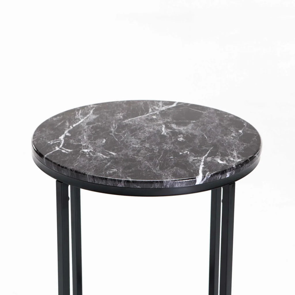 Musa Set Of 2 Tables - Black