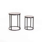 Musa Set Of 2 Tables - Black