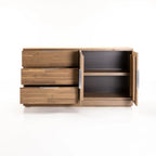 Pokey 3 Drawer 2 Door Sideboard