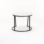 Schnapps Set Of 2 Tables - Black/White