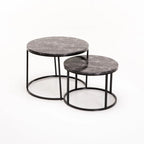 Schnapps Set Of 2 Tables - Black/Black