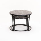 Schnapps Set Of 2 Tables - Black/Black