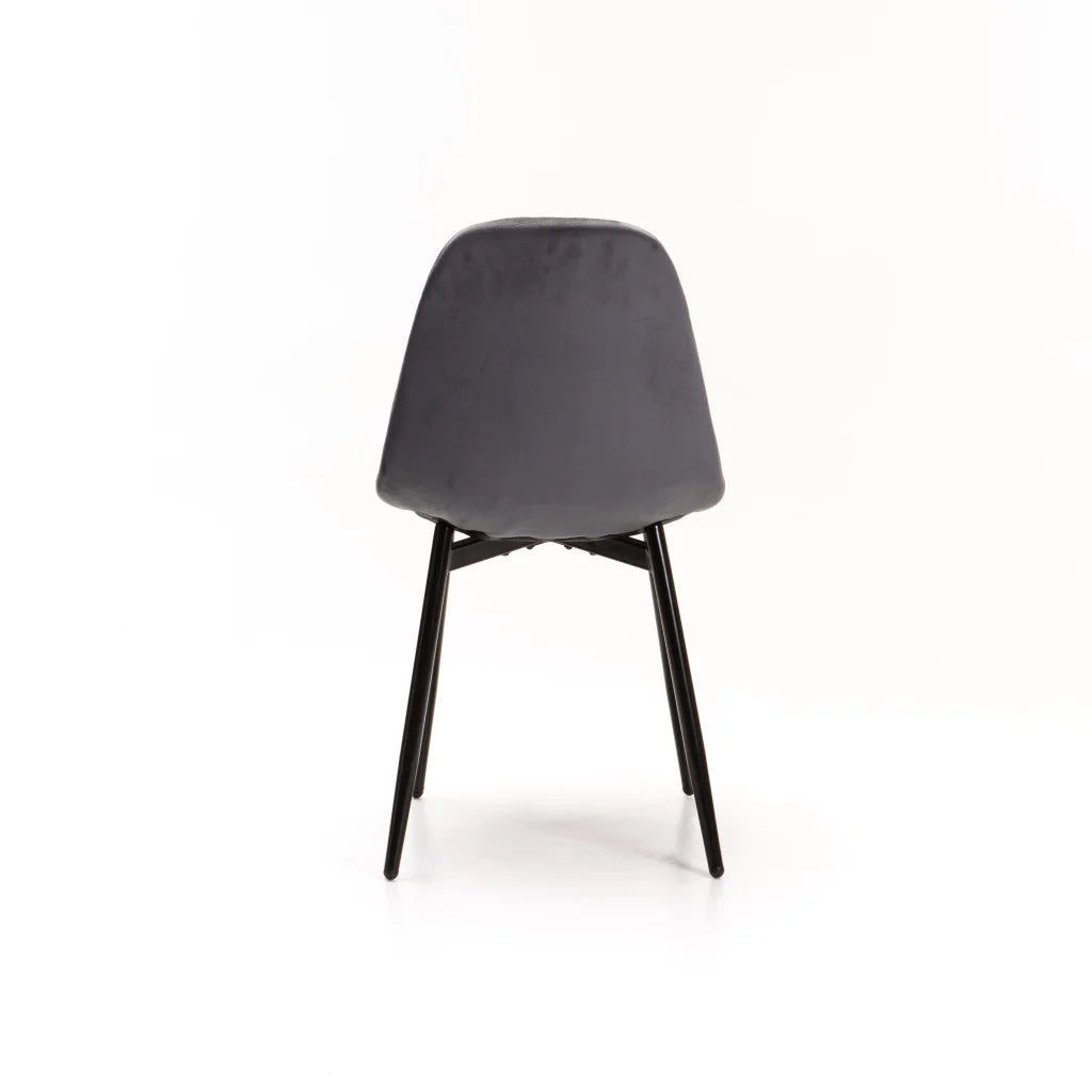 Sewela Velvet Dining Chair - Grey