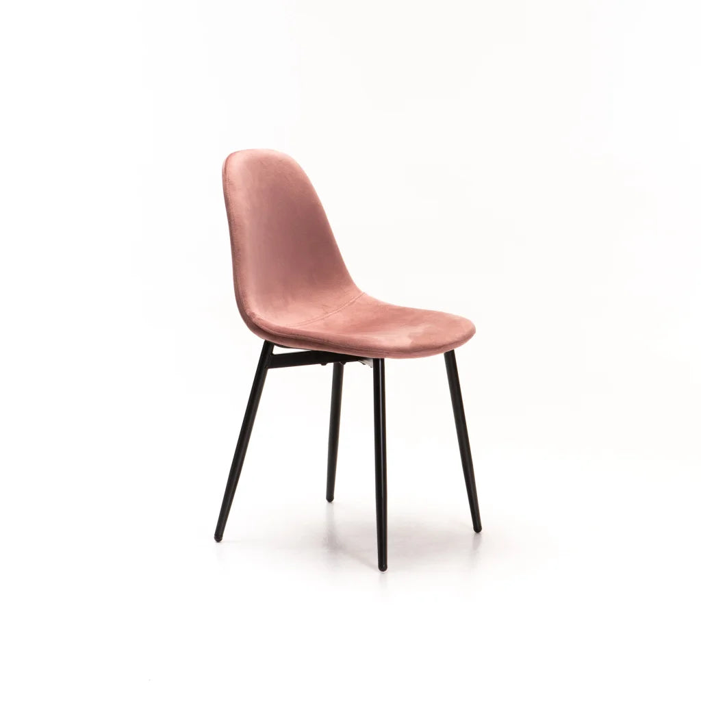 Sewela Velvet Dining Chair - Blush