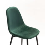 Sewela Velvet Dining Chair - Green