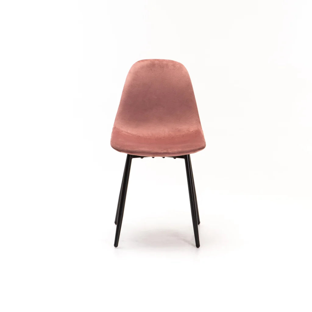 Sewela Velvet Dining Chair - Blush