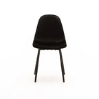 Sewela Velvet Dining Chair - Black