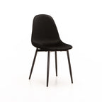 Sewela Velvet Dining Chair - Black